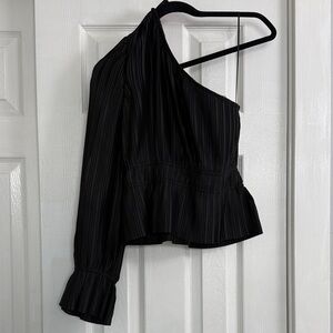 WAYF one shoulder top